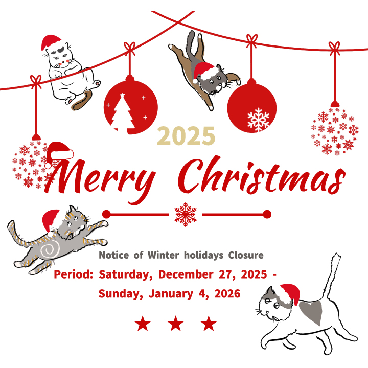 Notice of Winter holidays Closure